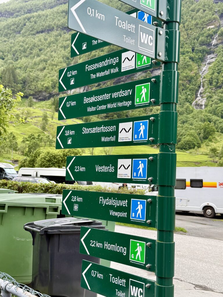 Great hike options in Geiranger