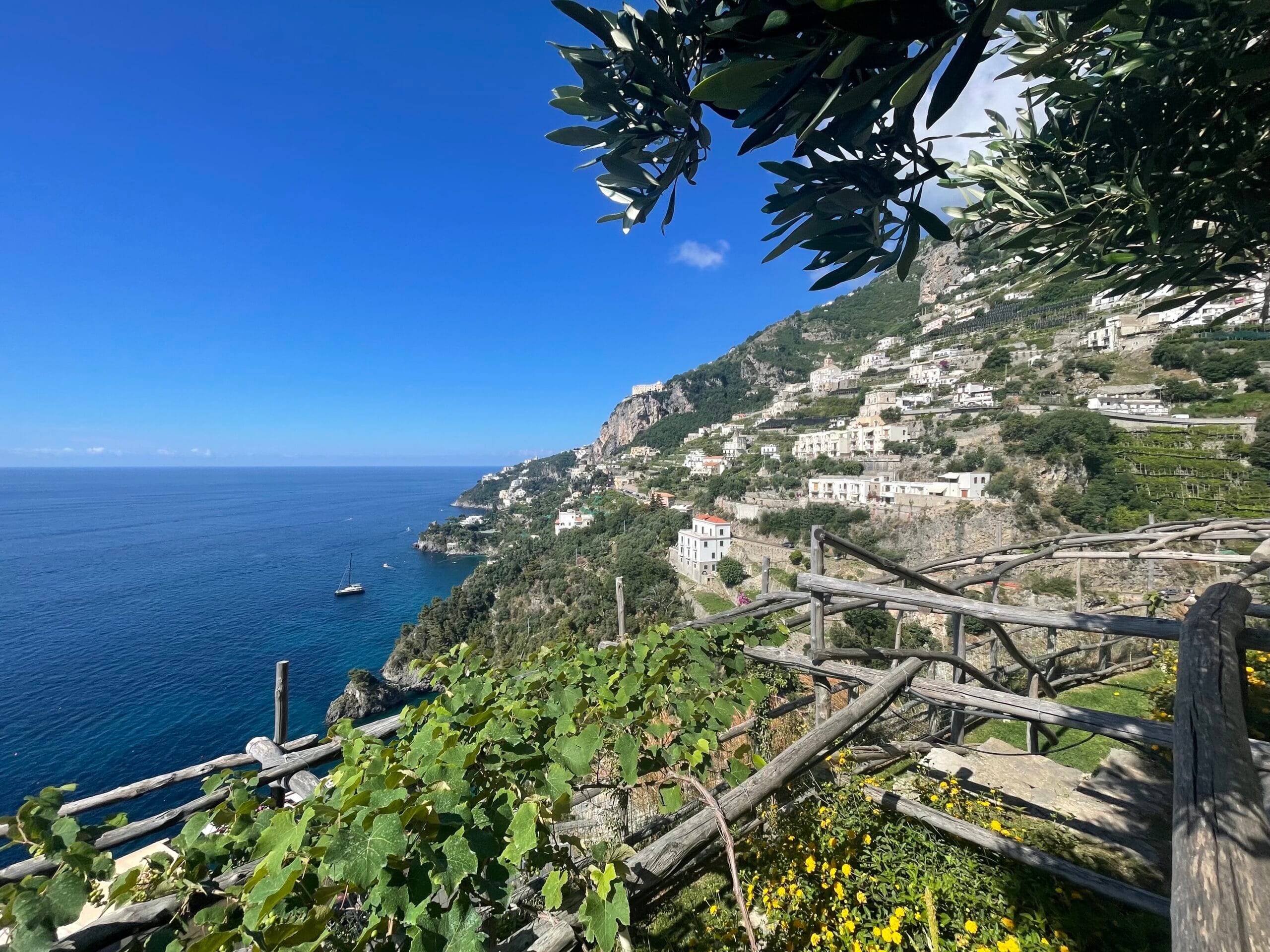 Amalfi Heaven Gardens cooking class setting